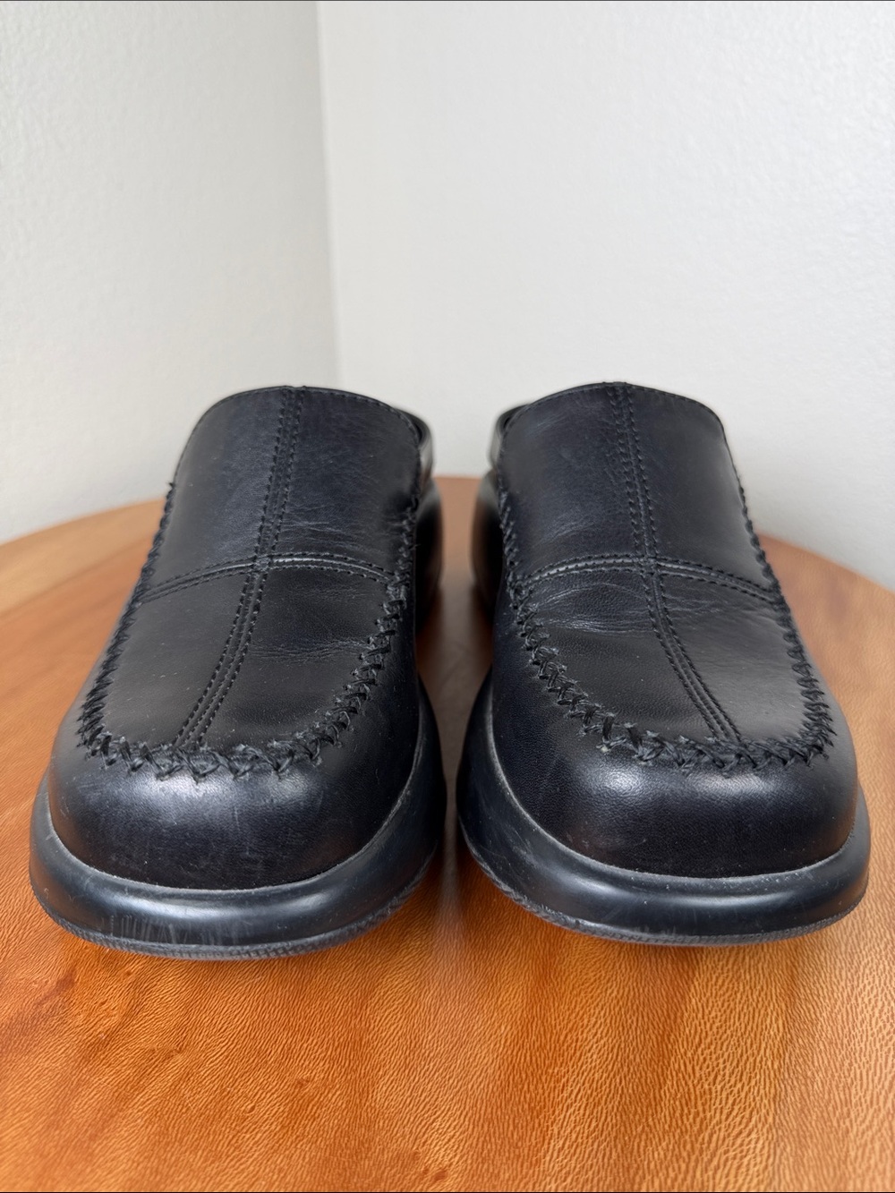 Dansko Patchwork Clogs Mules Comfort Leather Slip On Shoes Black Size 37/7 - Picture 4 of 16